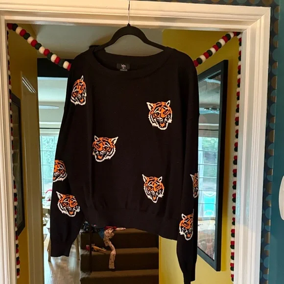 Dressed In Lala - Tiger Print Knit Set -XL - Picture 4 of 5